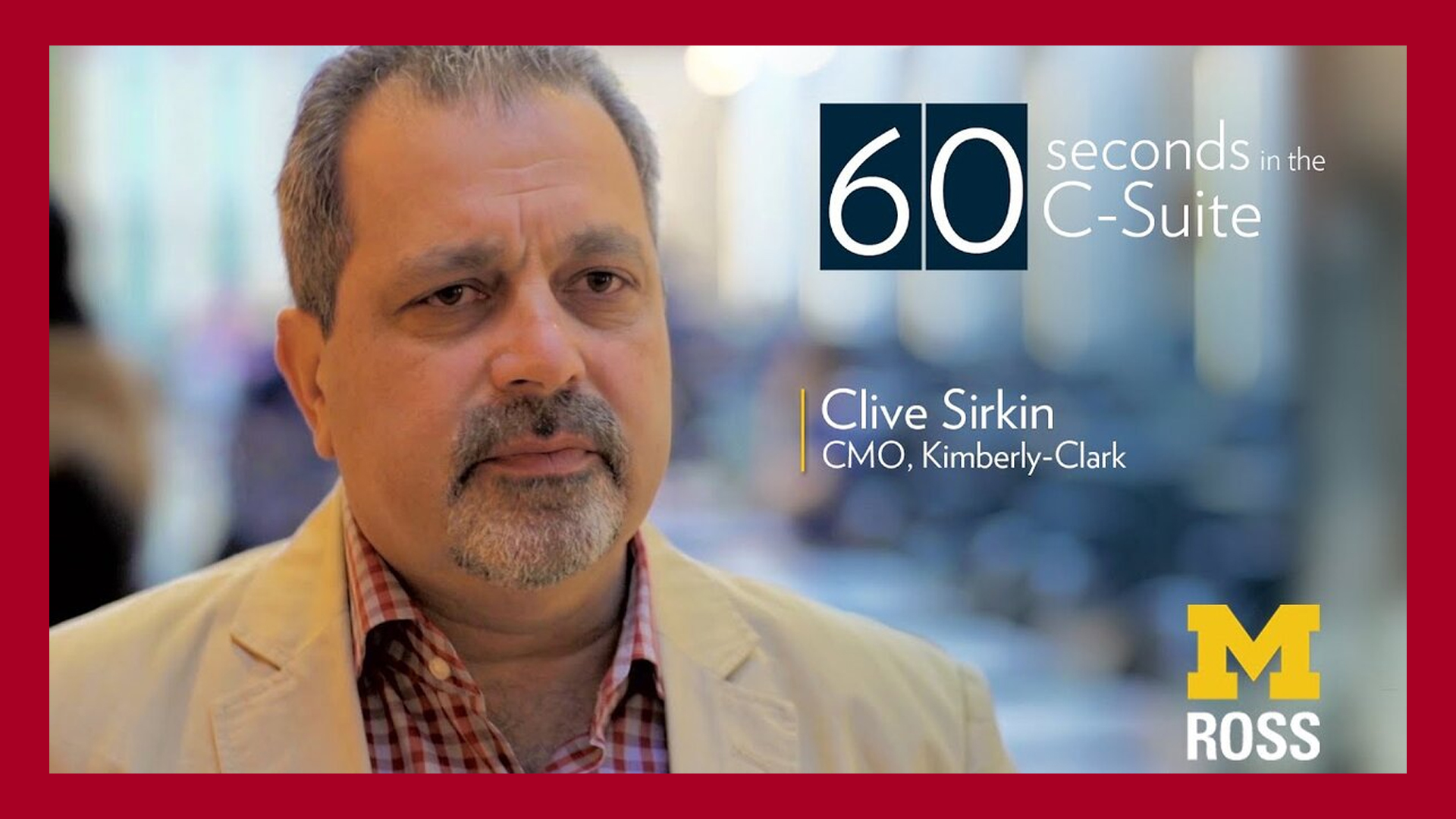 Clive Sirkin - директор по маркетингу Kimberly – Clark